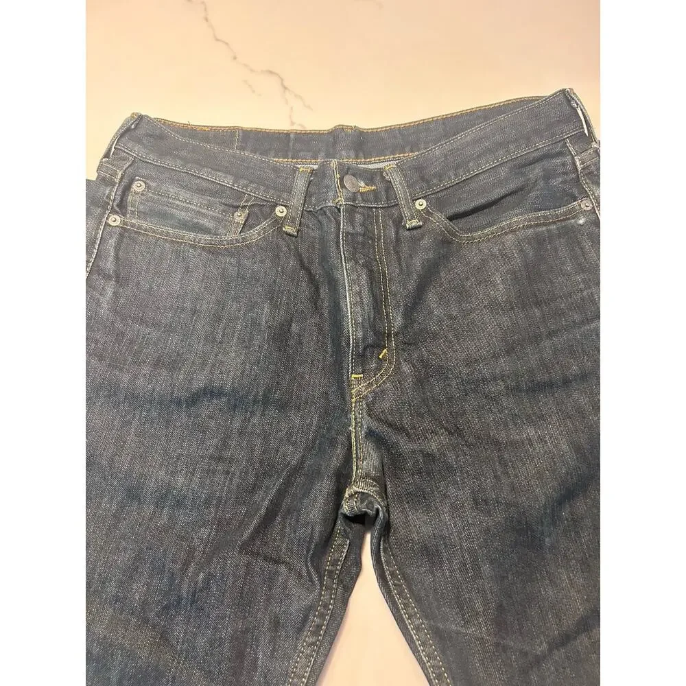 Levi’s 514 Button Fly Jeans 34x 30Blue Denim‎ Pants Ca00342 WPL 423